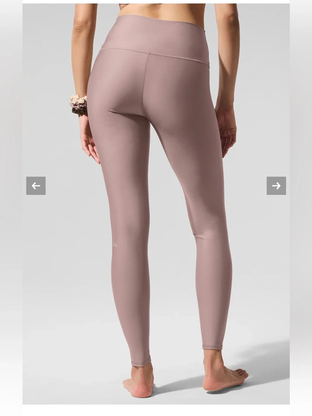 Alo Yoga Airlift Legging in Taupe size L Full Length High Rise 28” Pants